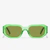D.Franklin Emblem HEX Trans Green / Green|Damen Polarisierte Sonnenbrillen