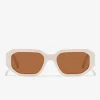 D.Franklin Emblem HEX White Ivory / Brown|Damen Polarisierte Sonnenbrillen
