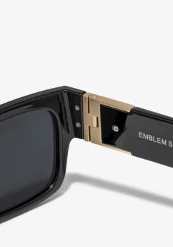 D.Franklin Emblem SQ Black / Smoke|Damen Polarisierte Sonnenbrillen