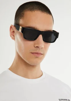 D.Franklin Emblem SQ Black / Smoke|Damen Polarisierte Sonnenbrillen
