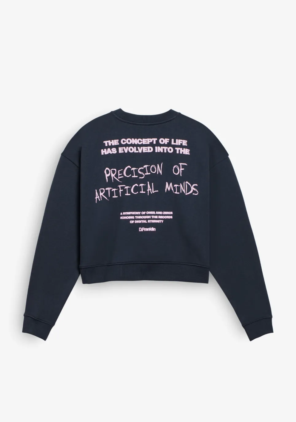 D.Franklin Eternity Crop Sweatshirt Grey|Damen Sweatshirts