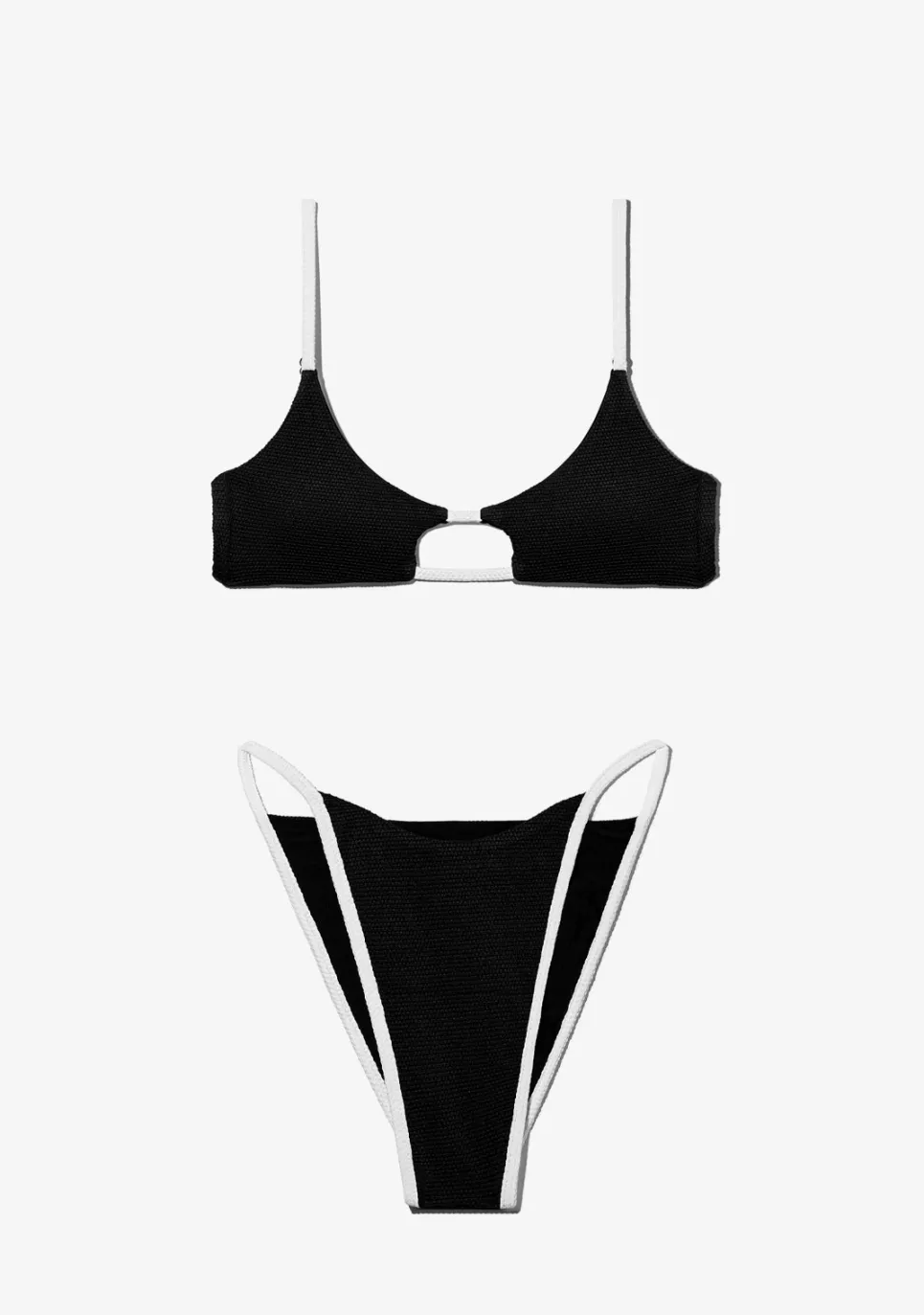 D.Franklin Feroe Top + Aruba Bottom Bikini Black|Damen Bikinis Und Einteiler