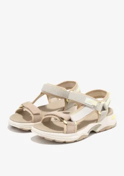 D.Franklin Flame Sandal Strips Gold|Damen Sandalen