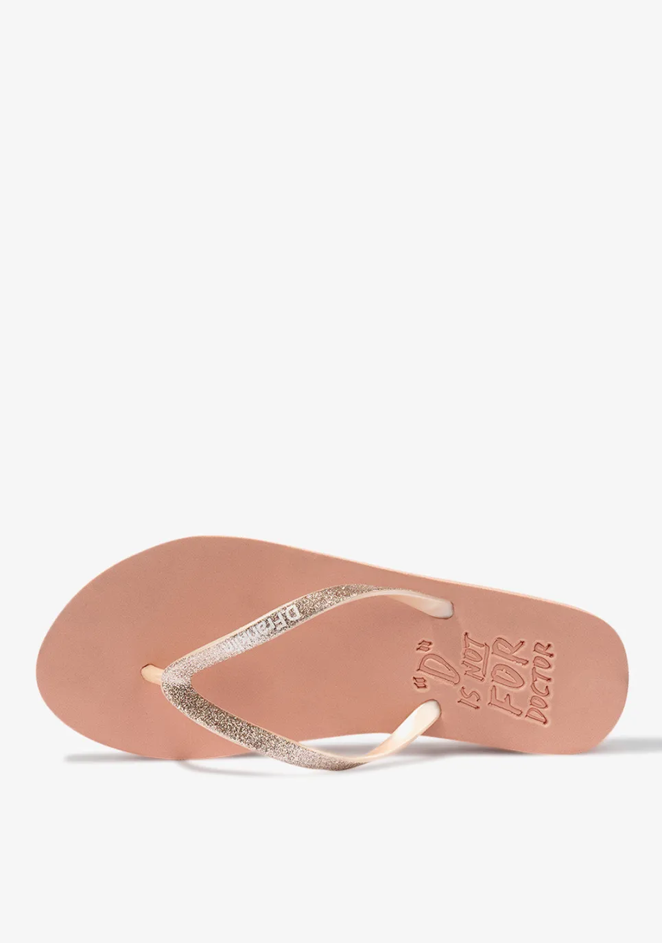 D.Franklin Flip Flop Glitter Magnesium|Damen Sandalen