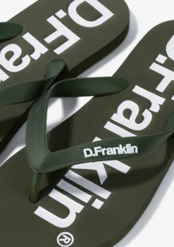 D.Franklin Flip Flop Khaki|Herren Sandalen