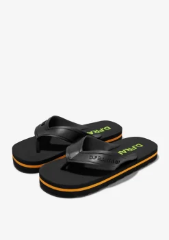 D.Franklin Flop Summer Club Black|Damen Sandalen