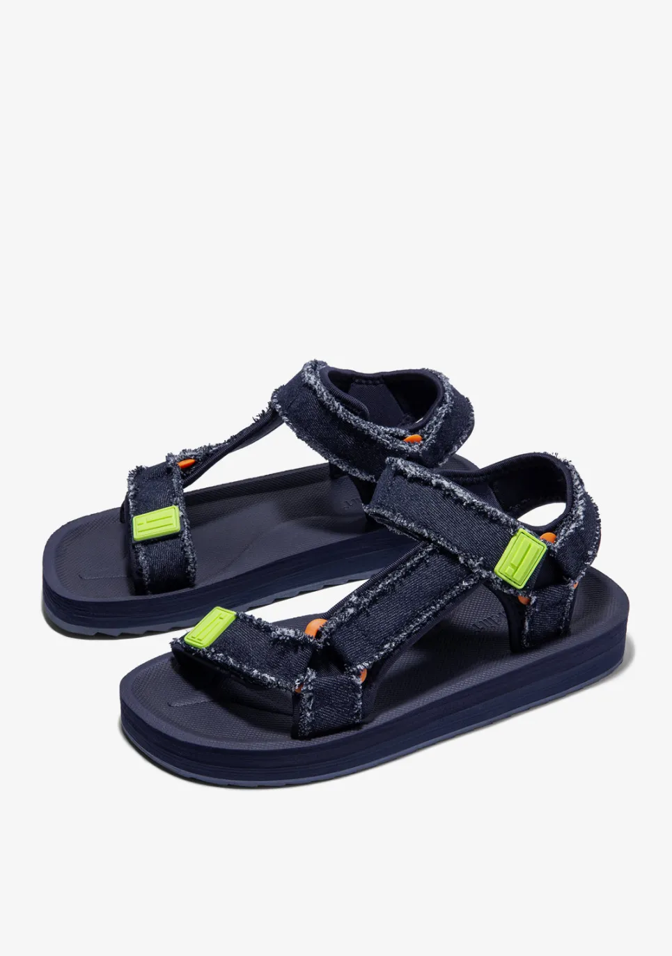 D.Franklin Forest Neo Denim / Lime|Damen Sandalen
