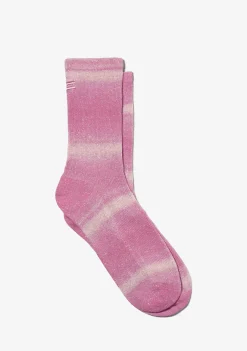 D.Franklin Glitter Socks Gradient Pink|Damen Socken