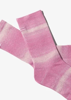 D.Franklin Glitter Socks Gradient Pink|Damen Socken
