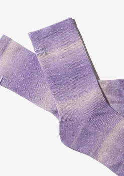 D.Franklin Glitter Socks Gradient Purple|Damen Socken