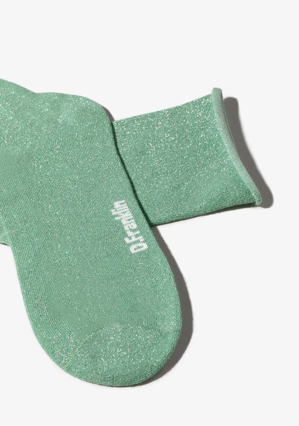 D.Franklin Glitter Socks Mint|Damen Socken