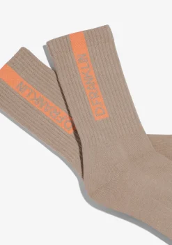 D.Franklin Gorpcore Band Socks Taupe|Damen Socken|Socken