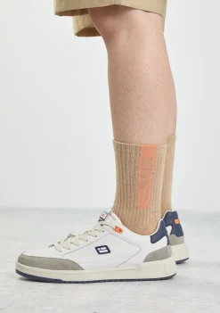 D.Franklin Gorpcore Band Socks Taupe|Damen Socken|Socken