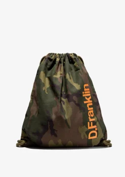 D.Franklin Gym Bag Camo Orange|Damen Rucksäcke|Backpack