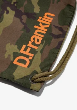 D.Franklin Gym Bag Camo Orange|Damen Rucksäcke|Backpack