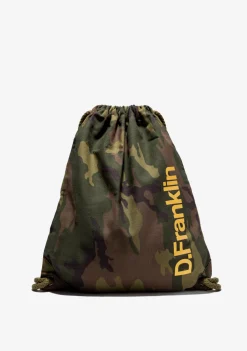 D.Franklin Gym Bag Camo Yellow|Damen Rucksäcke|Backpack