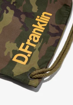 D.Franklin Gym Bag Camo Yellow|Damen Rucksäcke|Backpack