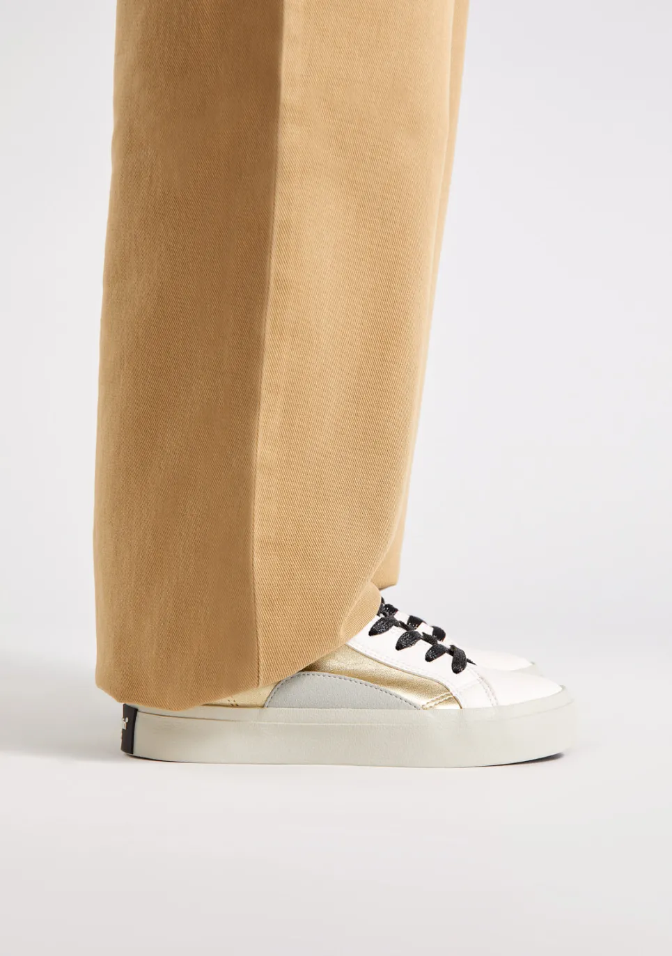 D.Franklin Half Moon High Gold|Damen Sneakers