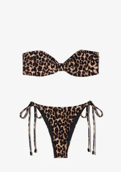 D.Franklin Halia Top + Lilo Bottom Leopard Bikini|Damen Bikinis Und Einteiler