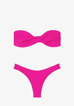 D.Franklin Harper Top + Ava Bottom Hot Pink Bikini|Damen Bikinis Und Einteiler