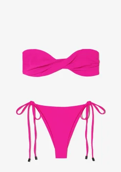 D.Franklin Harper Top + Lilo Bottom Hot Pink Bikini|Damen Bikinis Und Einteiler