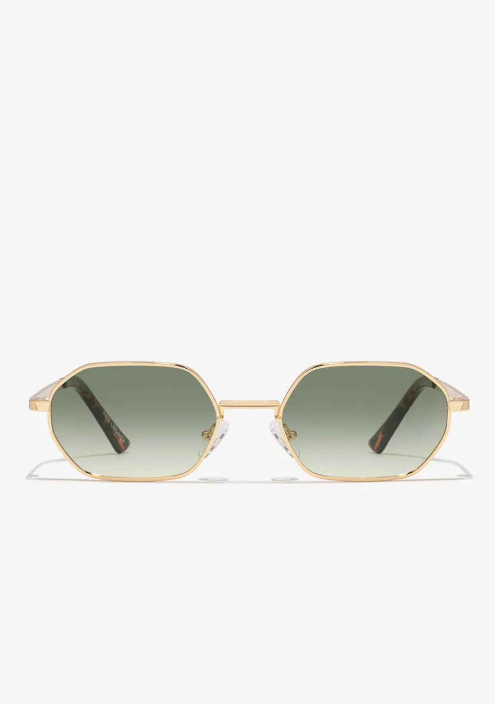 D.Franklin Hex Legacy Gold / Gradient Green|Damen Eckige Sonnenbrillen|Eckige Sonnenbrillen
