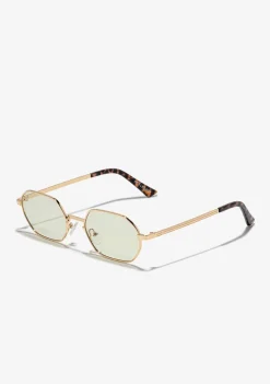 D.Franklin Hex Legacy Gold / Photochromic Brown|Damen Eckige Sonnenbrillen|Eckige Sonnenbrillen