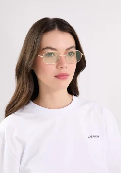 D.Franklin Hex Legacy Gold / Photochromic Brown|Damen Eckige Sonnenbrillen|Eckige Sonnenbrillen