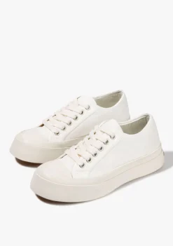 D.Franklin Holf White|Damen Plattform-Sneakers|Sneakers