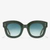 D.Franklin Holly Green / Gradient Green|Damen Runde Sonnenbrillen