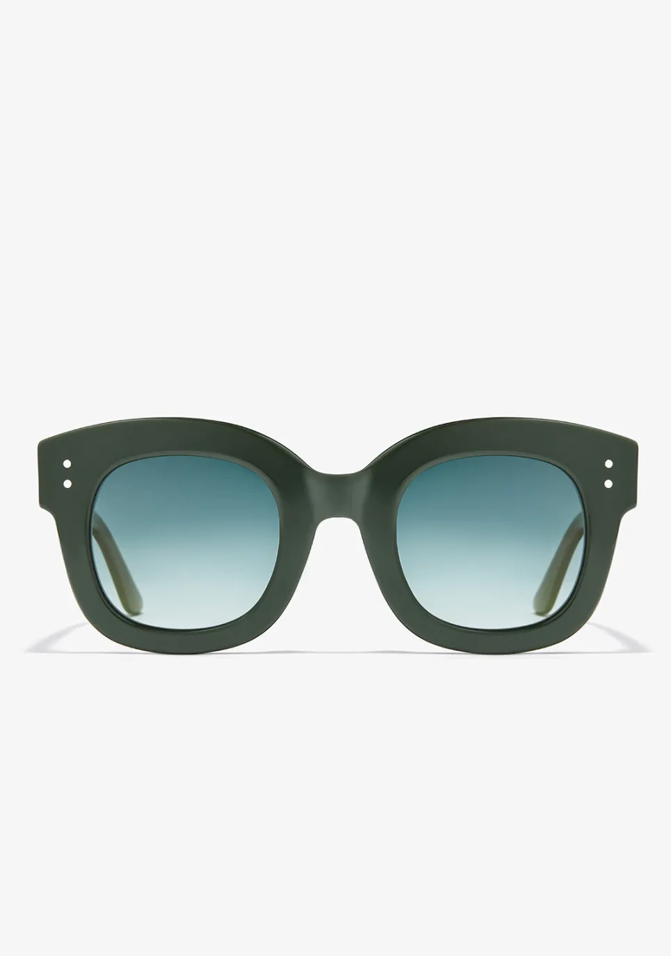 D.Franklin Holly Green / Gradient Green|Damen Runde Sonnenbrillen