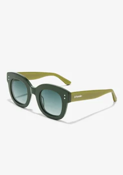 D.Franklin Holly Green / Gradient Green|Damen Runde Sonnenbrillen