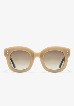 D.Franklin Holly Sand / Gradient Amber|Damen Runde Sonnenbrillen