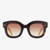 D.Franklin Holly Tort / Gradient Brown|Damen Runde Sonnenbrillen
