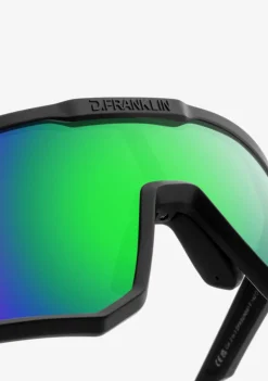 D.Franklin Hurricane Black / Green|Damen Sport-Sonnenbrillen|Sport-Sonnenbrillen