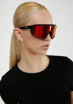 D.Franklin Hurricane Black / Red|Damen Sport-Sonnenbrillen|Sport-Sonnenbrillen