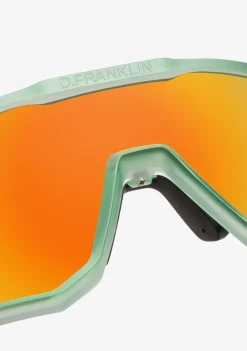 D.Franklin Hurricane Grad Green / Orange|Damen Sport-Sonnenbrillen|Sport-Sonnenbrillen