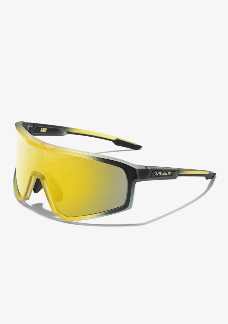 D.Franklin Hurricane Grad Yellow / Gold|Damen Sport-Sonnenbrillen|Sport-Sonnenbrillen