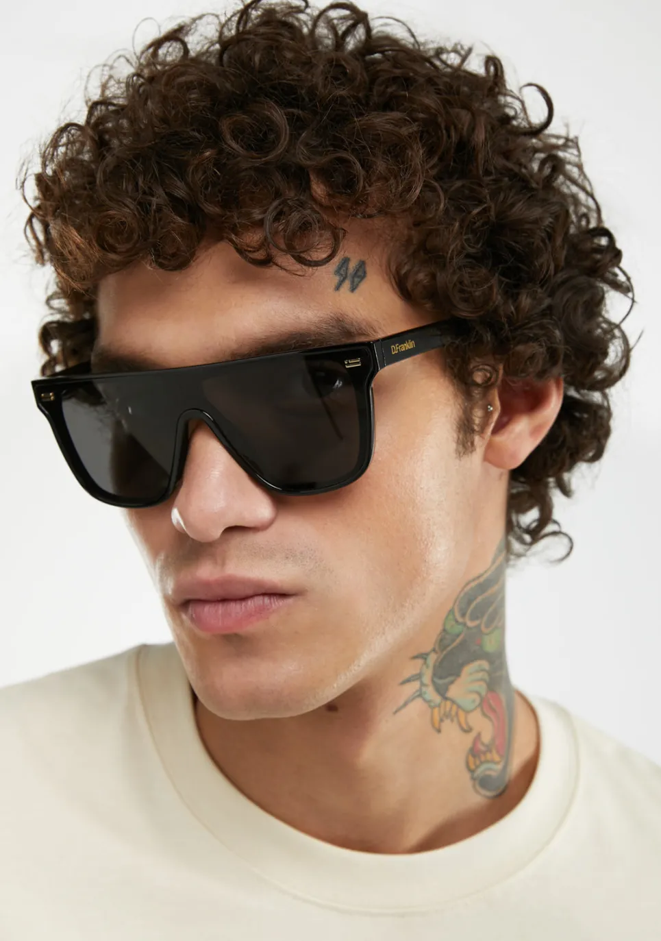 D.Franklin Infinity Black / Black|Damen Eckige Sonnenbrillen|Eckige Sonnenbrillen