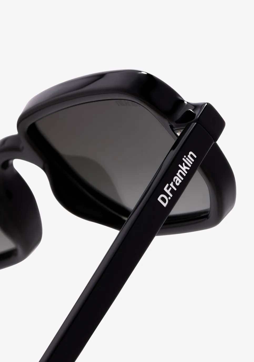 D.Franklin Jiggy Black / Black|Damen Eckige Sonnenbrillen|Polarisierte Sonnenbrillen