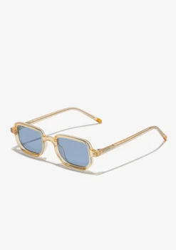 D.Franklin Jiggy Crystal Amber / Blue|Damen Polarisierte Sonnenbrillen|Polarisierte Sonnenbrillen