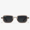 D.Franklin Jiggy Transparent / Smoke|Damen Eckige Sonnenbrillen|Polarisierte Sonnenbrillen