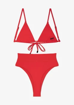 D.Franklin Kai Top + Kalea Bottom Chili Red Bikini|Damen Bikinis Und Einteiler