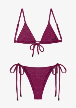 D.Franklin Kai Top + Lilo Bottom Mulberry Glimmer Bikini|Damen Bikinis Und Einteiler