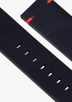 D.Franklin Leather Band Navy / Red|Damen Mehr Zubehör|Mehr Zubehör