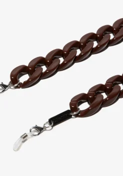 D.Franklin Link Chain Brown|Damen Brillen-Zubehör|Brillenketten