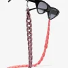 D.Franklin Link Chain Coral / Purple|Damen Brillen-Zubehör|Brillenketten