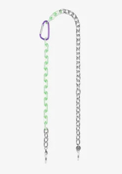 D.Franklin Link Chain Green / Silver|Damen Brillen-Zubehör|Brillenketten