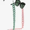 D.Franklin Link Chain Mint / Pink|Damen Brillen-Zubehör|Brillenketten
