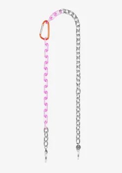 D.Franklin Link Chain Purple / Silver|Damen Brillen-Zubehör|Brillenketten